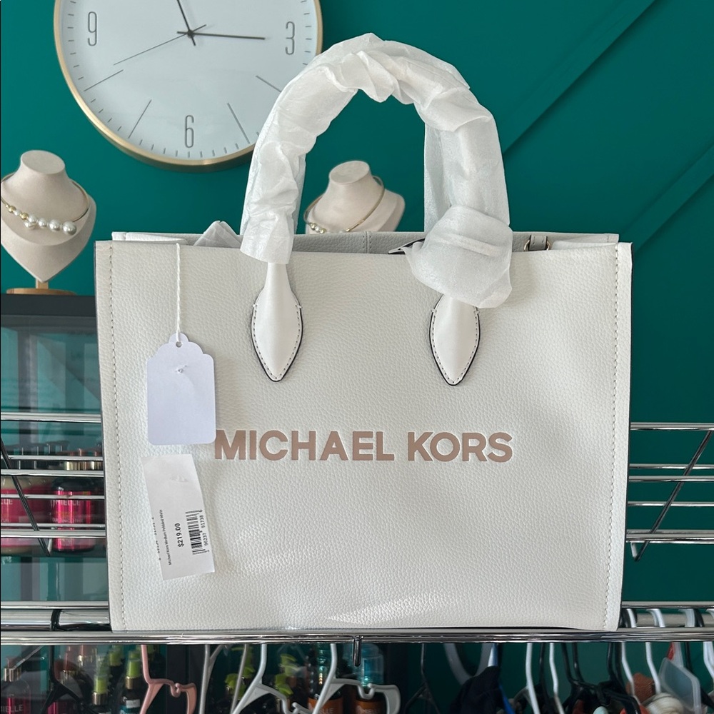 Michael Kors Cream Tote Bag